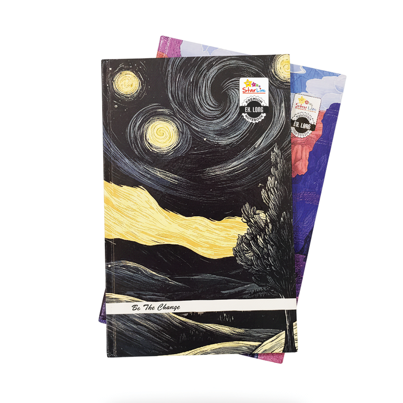 A4 Notebook 200 pages, bundle of 10 notebooks