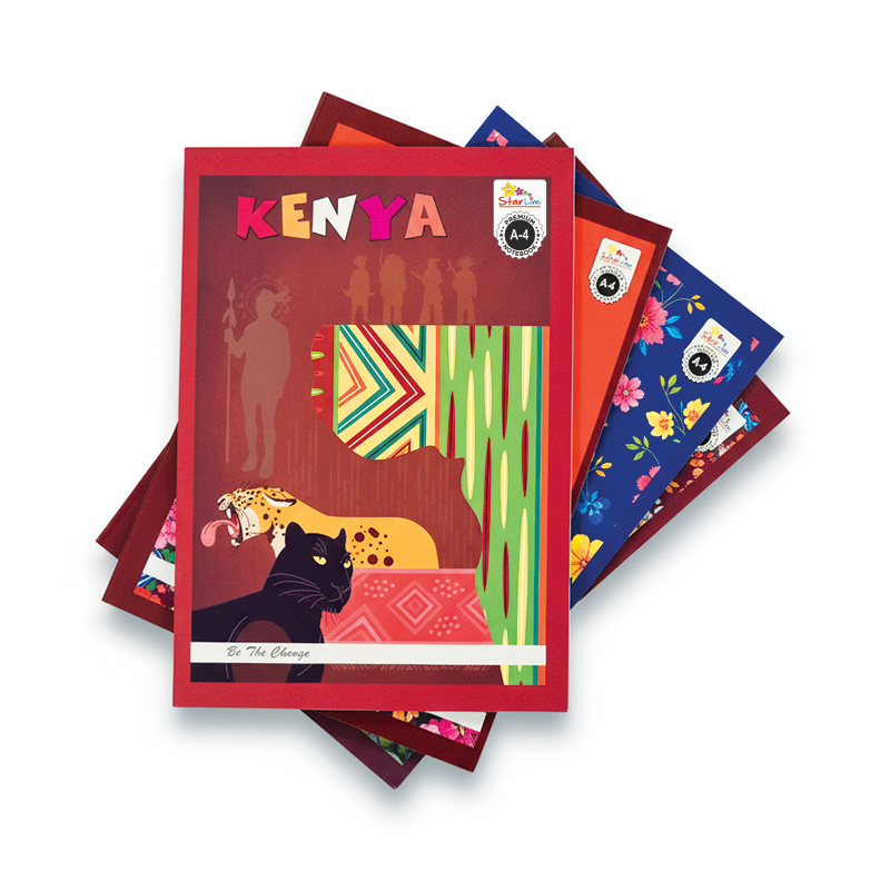 A4 Notebook 304 pages, bundle of 5 notebooks