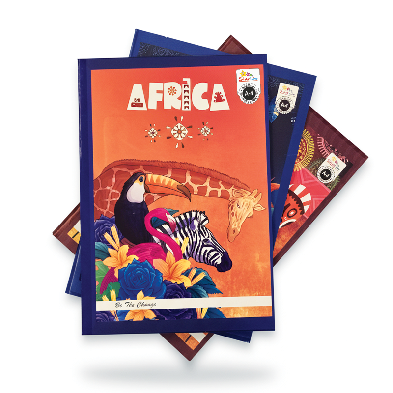 A4 Notebook 200 pages, bundle of 10 notebooks