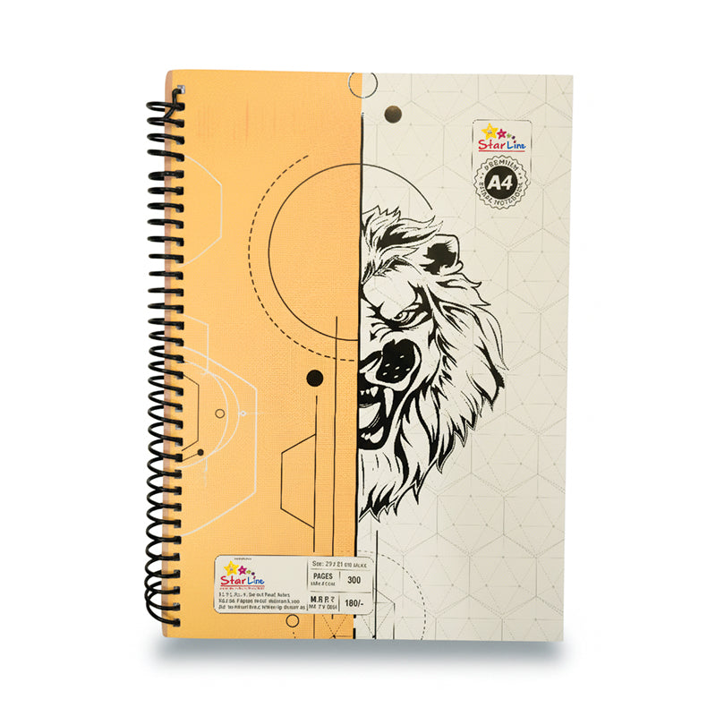 Spiral Notebooks 300 pages, bundle of 5 notebooks