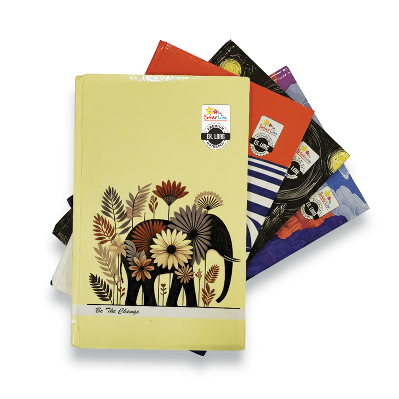 A4 Notebook 200 pages, bundle of 10 notebooks